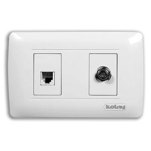 TOMA TV + TELEFONO KOLNY BLANCO