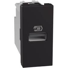 TOMA USB MODULAR 2.1A 100/240V NEGRO MASTER