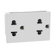 TOMACORRIENTE DOBLE EUR-AME BTICINO MATIX GO 15A 110