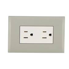 TOMACORRIENTE DOBLE NOBILE CHAMPAGNE 2P+T 16A