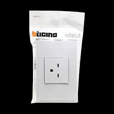 TOMACORRIENTE SENCILLO NOBILE BLANCO 220V