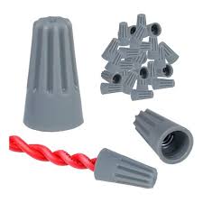 TERMINAL DE CAPUCHONES PARA CABLE PLASTICO GRIS