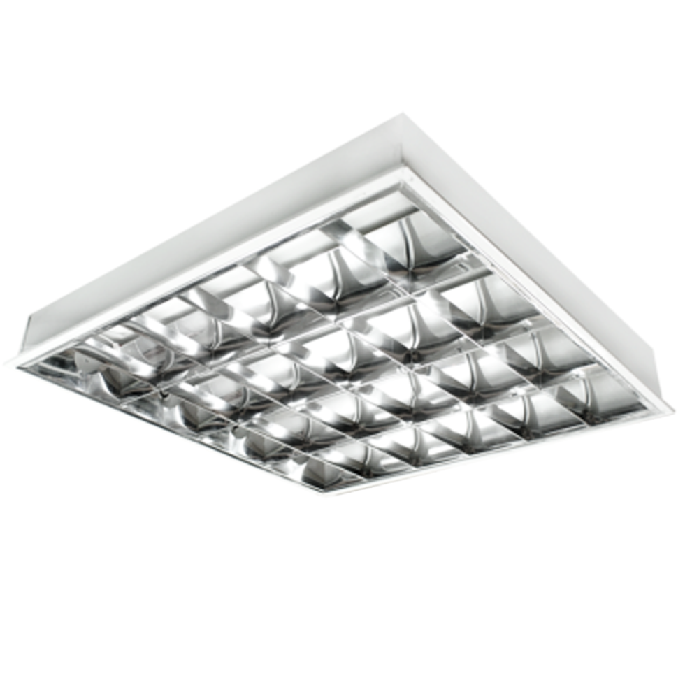 LAMPARA PARABOLICA DE SUPERFICIE SIN TUBO 2X2 SYLVANIA