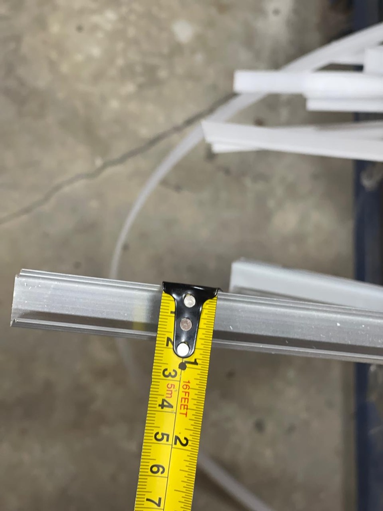 PERFIL DE ALUMINIO SIN PESTAÑA 17X17 CM X 3MT