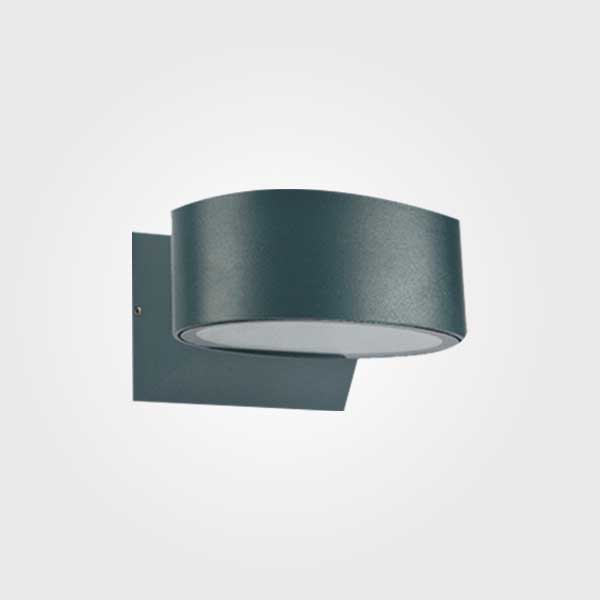 APLIQUE LED DE PARED NEGRO 6W 3000K AC100-265V IP65 INW