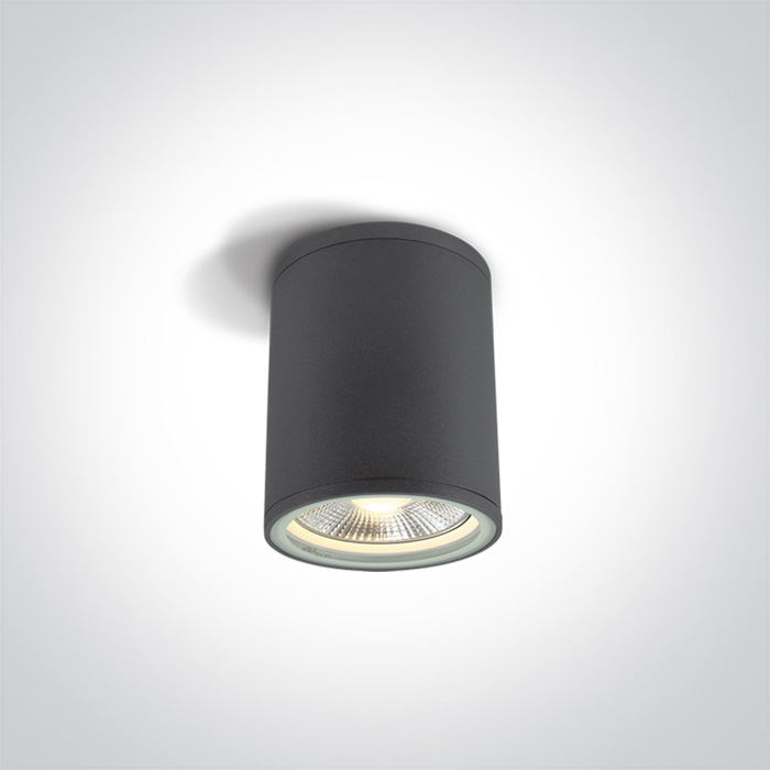 LAMPARA CILINDRICA DE TECHO NEGRA PAR30 LX