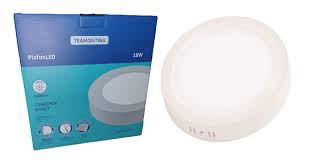 PANEL LED REDONDO DE SUPERFICIE 18W 3000K AC100-240V 960LM 25000HRS Ø170MM TRAM