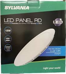 PANEL LED REDONDO EMPOSTRABLE 18W 6500K Ø225MM AC100-240V SYLVANIA