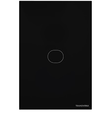 INTERRUPTOR INTELIGENTE SENCILLO NEGRO TRAMONTINA