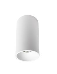 LAMPARA CILINDRICA DE TECHO GU10 IP44 ALUMINIO 90X140MM BLANCO ALVERLAMP