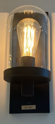 [ML-SG4401] APLIQUE DE PARED P/ EXTERIOR NEGRO TIPO CANDELABRO E27 ML