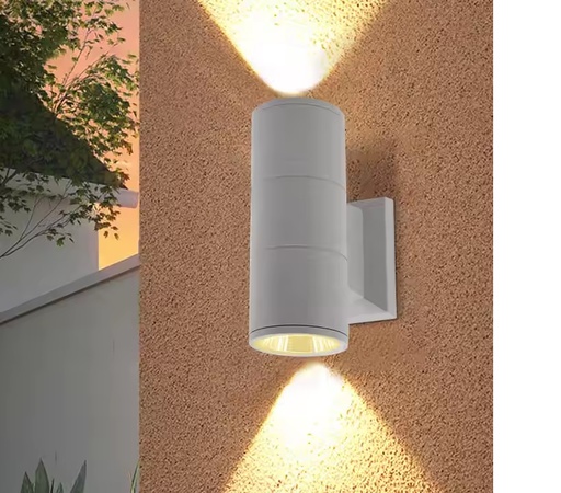 [1162B] APLIQUE DE PARED REDONDO BLANCO E27