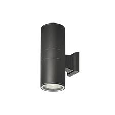 [ARN-2030] APLIQUE LED DE PARED REDONDO NEGRO 2X3W 3000K ML