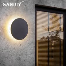 [LBD4450] APLIQUE TIPO PANEL LED REDONDO SUPERFICIE NEGRO 6W 3000K ROOMLUX