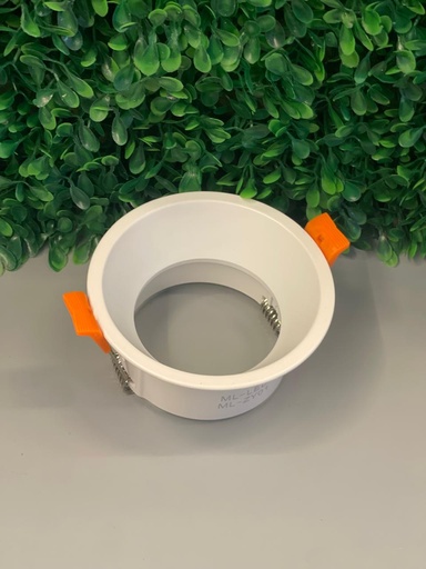 [ml-zy01] BASE DE DICROICA REDONDA BASCULANTE PROFUNDA BLANCA ML