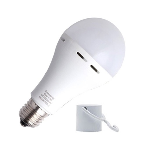 BOMBILLO LED BULBO RECARGABLE  12W 6500K AC85-240V ML