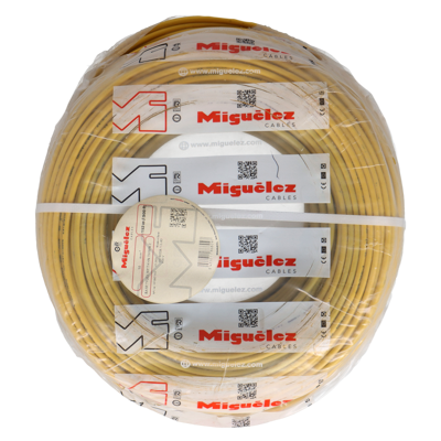 [CMA-0860] CABLE THHN ST 6.0 MM #8 AMARILLO MIGUELEZ