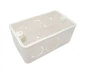 [CP-0001] CAJA 2X4 PLASTICA BLANCA REFORZADA