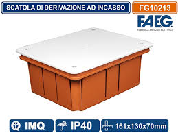 [CRF-6351] CAJA DE REGISTRO EMPOSTRABLE PLASTICA FAEG 161X130X70MM (6.3X5.11'')