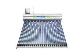 CALENTADOR SOLAR DE TUBOS AL VACIO CON TANQUE AC. INOX ADECUADO PARA 4 PERSONA 1 B MAX 2 40 GALONES MEGASTAR
