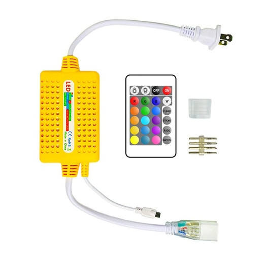[ML-COTPC110V25B] FUENTE DE MANGUERA RGB AMARILLA AC110-220V OUT DC110V/ 220V ML