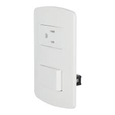 [CIO-INTCP-BLA] INTERRUPTOR + TOMACORRIENTE LEVINTON CIEN BLANCO 10A