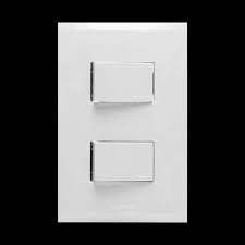 [AF2200EB] INTERRUPTOR DOBLE NOBILE BLANCO 15A