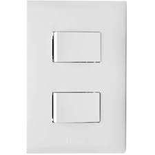 [AF2201EB] INTERRUPTOR DOBLE NOBILE BLANCO 3WAY 15A