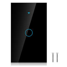 [TIC12] INTERRUPTOR INTELIGENTE SENCILLO NEGRO MERCURY