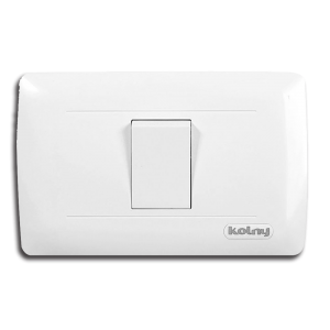 [ISK-340219] INTERRUPTOR SENCILLO KOLNY BLANCO 4WAY