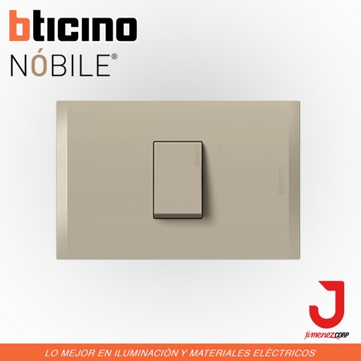 [AF2101EM] INTERRUPTOR SENCILLO NOBILE MARFIL 3WAY 15A