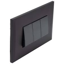 [AF2301EANG] INTERRUPTOR TRIPLE NOBILE NEGRO 3WAY 15A