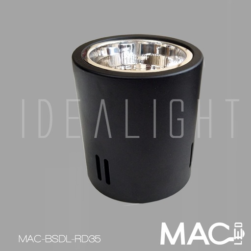 [LCSNm] LAMPARA CILINDRICA  DE SUPERFICIE NEGRA E27