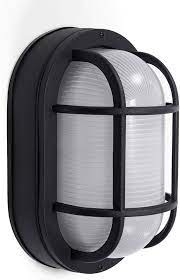 [LO-1104] LAMPARA DE PARED OVALADA NEGRA CARA DE QUECHE E27