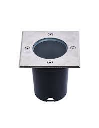 [ML-BSDLPSC] LAMPARA GU10 EMPOSTRABLE DE PISO CUADRADA SATIN IP65