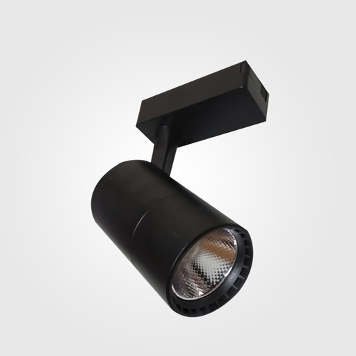 [ML-LDRN5WBCZ] LAMPARA LED DE RIEL PLASTICA NEGRA 5W 3000K AC85-265V ML