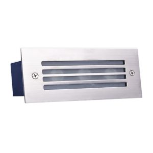 [LEE-1356] LAMPARA LED EMPOSTRABLE DE ESCALERA CON REJILLA RECTANGULAR 4W 3000K AC85-265V