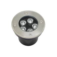 [19377] LAMPARA LED EMPOSTRABLE DE PISO REDONDA SATIN IP65 5W 3000K AC85-265V WJ