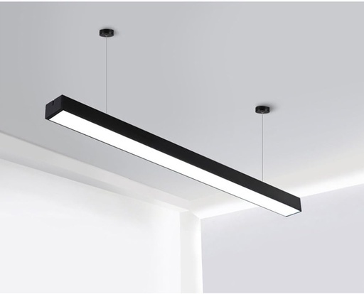 LAMPARA LED LINEAL NEGRA 30/40W/50 3T dimmable AC85-265V1.20 LX