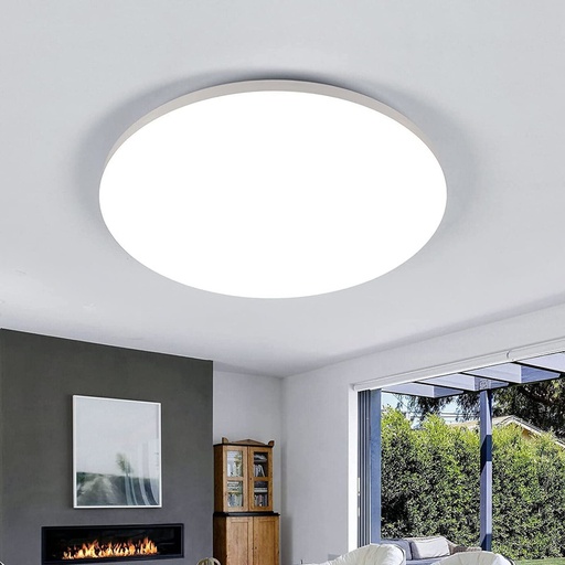 [B27350-24] LAMPARA LED REDONDA SUPERFICIE 24W 3000K AC100-265V LM1680 3000HRS ROOMLUX