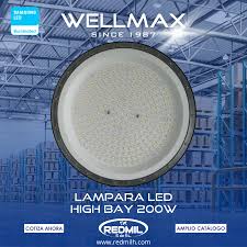 [LU-1102] LAMPARA LED TIPO UFO 200W 6500 AC85-265V MENCA