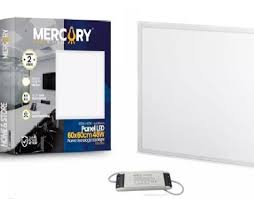 PANEL LED CUADRADO EMPOSTRABLE BLACKLIGHT 60X60 48W 6500K AC85-277V 5000LM MERCURY