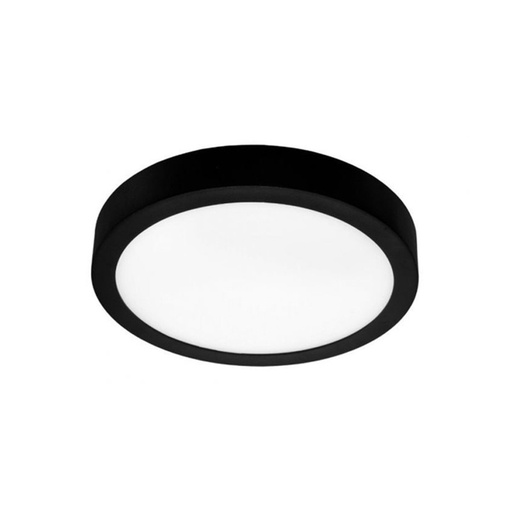 [PRSM-1261] PANEL LED REDONDO DE SUPERFICIE NEGRO 12W 6000K AC85-277V 960LM 30000HRS Ø160MM  ML