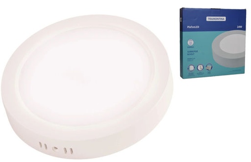 [PRS-1384] PANEL LED REDONDO DE SUPERFICIE Ø170MM 12W 6500K AC100-240V 960LM 25000HRS TRAM.