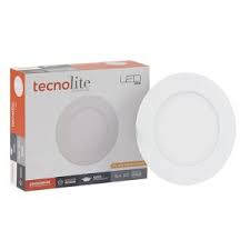 [6YDLED430MV30B] PANEL LED REDONDO EMPOSTRABLE 6W 3000K AC85-277V 320LM 15000HRS Ø105MM 120MM TECNOLITE
