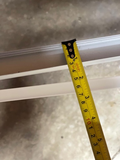 [JH3020] PERFIL DE ALUMINIO GRIS SIN PESTAÑA 30X20MM