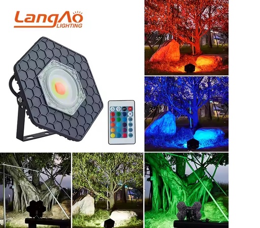 [RJM-0052] REFLECTOR LED DE JARDIN 50W RGB AC85-265V ML
