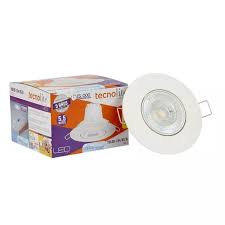 [YDLED-154/65/B] SPOT LED REDONDO BLANCO EMPOSTRAR PLASTICO 5.5W 6500K AC-100-240V TECNOLITE