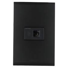 [AF2082EANG] TOMA DE TELEFONO NOBILE NEGRO RJ11