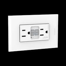 [AF6028EB] TOMACORRIENTE DOBLE CON GFCI BLANCO NOBILE